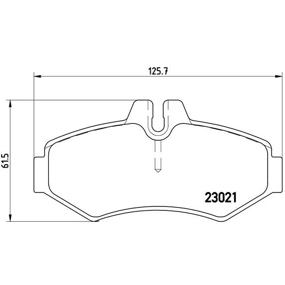 Слика на плочки BREMBO P 50 020 за Mercedes G-class (w463) 300 GE (463.227, 463.228) - 170 коњи бензин