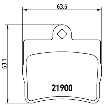 Слика на плочки BREMBO P 50 024 за Mercedes C-class Saloon (w202) C 200 (202.020) - 136 коњи бензин