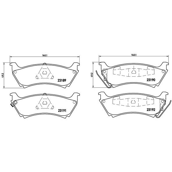 Слика на Плочки BREMBO P 50 040