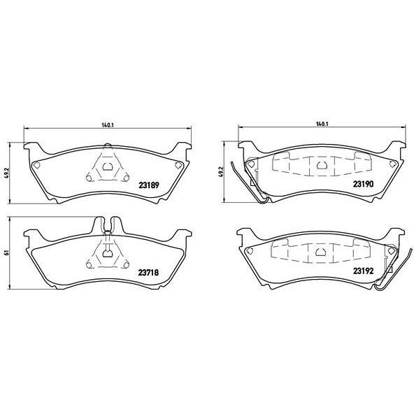 Слика на Плочки BREMBO P 50 044