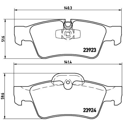 Слика на плочки BREMBO P 50 064 за Mercedes G-class (w463) G 65 AMG - 612 коњи бензин