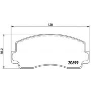 Слика 1 $на Плочки BREMBO P 54 002