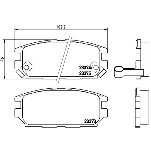 Слика на Плочки BREMBO P 54 025