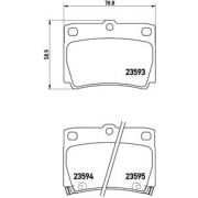 Слика 1 на плочки BREMBO P 54 026