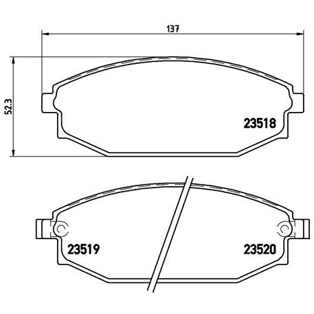 Слика на Плочки BREMBO P 54 027