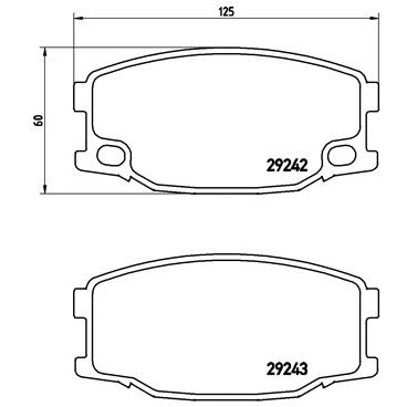 Слика на Плочки BREMBO P 54 035