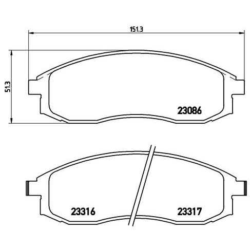 Слика на Плочки BREMBO P 54 037