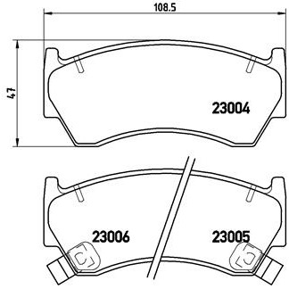 Слика на Плочки BREMBO P 56 033