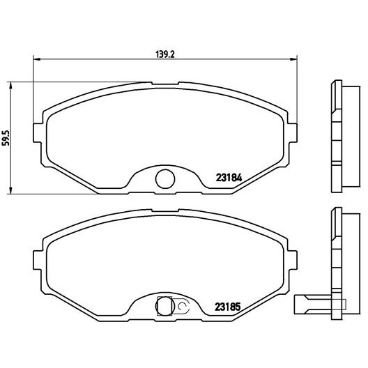 Слика на Плочки BREMBO P 56 045