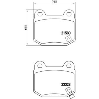 Слика на плочки BREMBO P 56 048 за Nissan 350Z Roadster (Z33) 3.5 - 280 коњи бензин