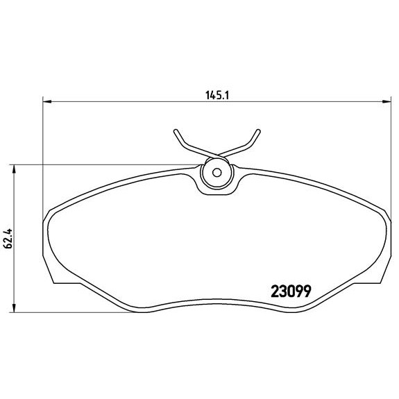 Слика на плочки BREMBO P 56 061 за  Renault Espace 3 (JE0) 2.2 dCi (JE0K) - 130 коњи дизел