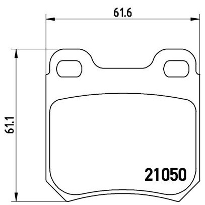 Слика на плочки BREMBO P 59 014 за Saab 900 II Convertible 2.0 i - 131 коњи бензин