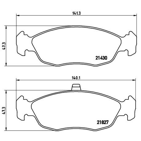 Слика на плочки BREMBO P 61 051 за Citroen Saxo S0,S1 1.5 D - 54 коњи дизел