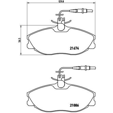 Слика на Плочки BREMBO P 61 057