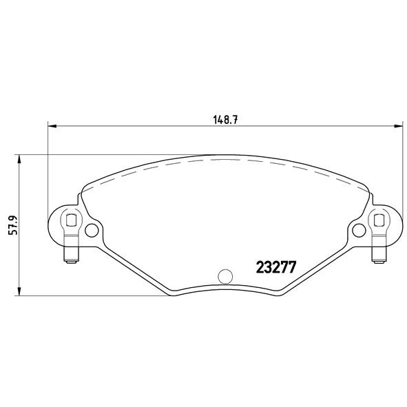 Слика на Плочки BREMBO P 61 071