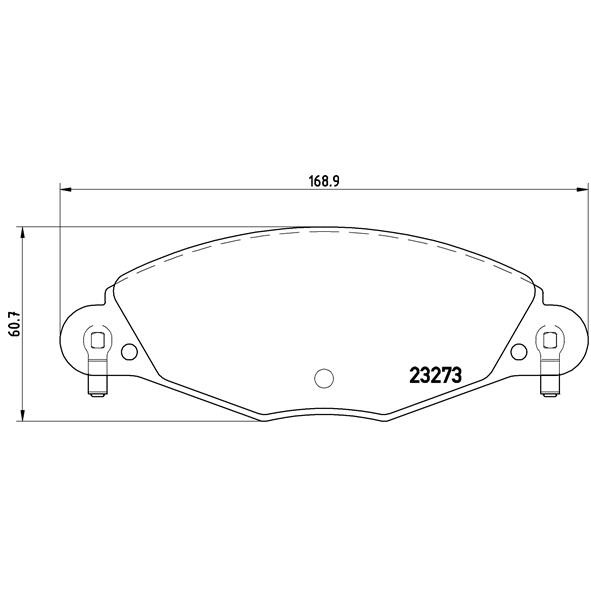 Слика на Плочки BREMBO P 61 072