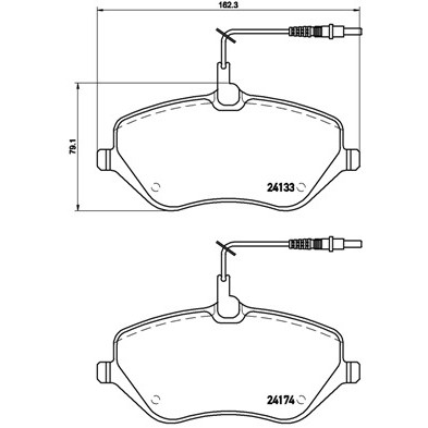 Слика на Плочки BREMBO P 61 078