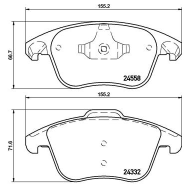 Слика на Плочки BREMBO P 61 117