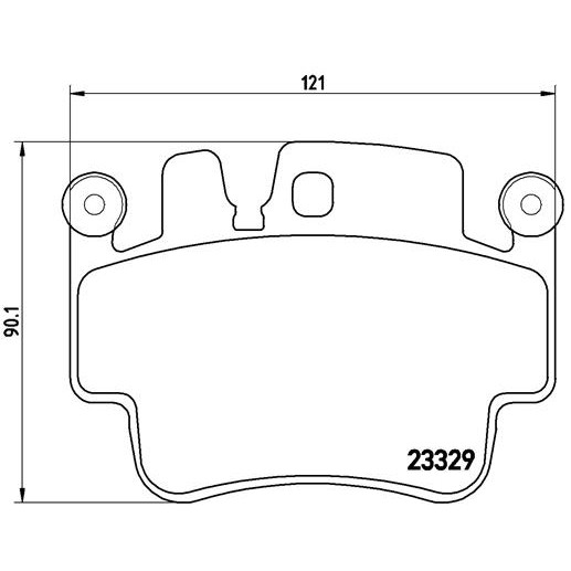 Слика на плочки BREMBO P 65 009 за Porsche 911 Convertible (997) 3.6 Carrera - 329 коњи бензин