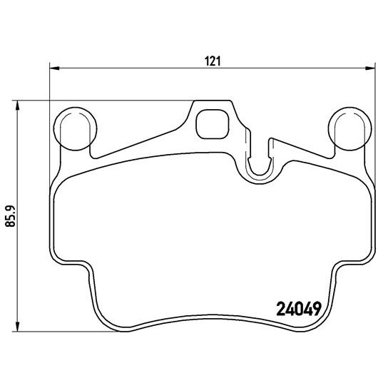 Слика на плочки BREMBO P 65 014 за Porsche 911 Convertible (997) 3.6 Carrera - 329 коњи бензин