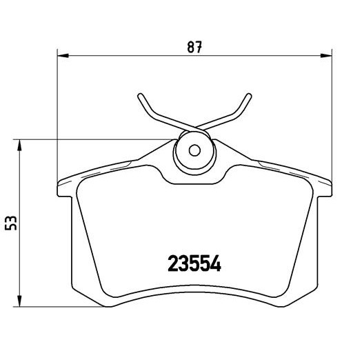 Слика на плочки BREMBO P 68 024 за  Renault Espace 3 (JE0) 2.2 dCi (JE0K) - 130 коњи дизел