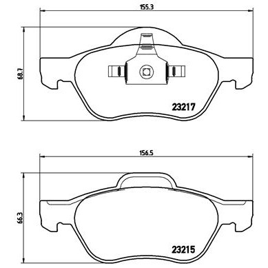 Слика на Плочки BREMBO P 68 029