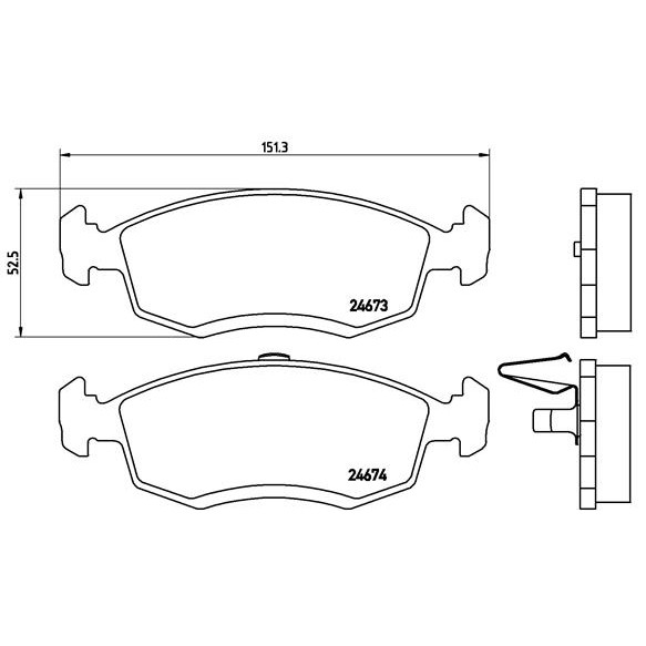 Слика на Плочки BREMBO P 68 039