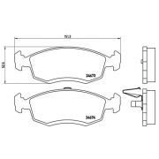 Слика 1 $на Плочки BREMBO P 68 039