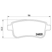 Слика 1 на плочки BREMBO P 68 041