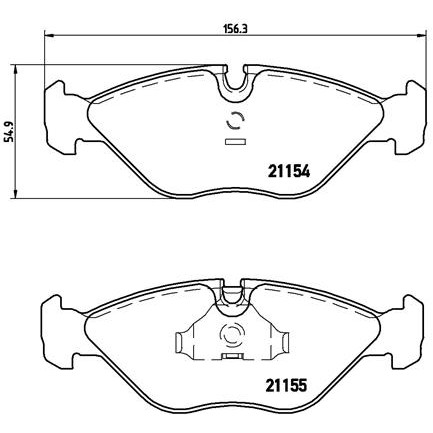 Слика на плочки BREMBO P 71 005 за Saab 9000 Hatchback 2.3 -16 Turbo - 195 коњи бензин