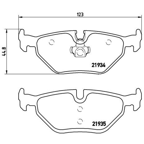 Слика на плочки BREMBO P 71 006 за Saab 9-5 Saloon (YS3E) 2.3 Turbo - 182 коњи бензин