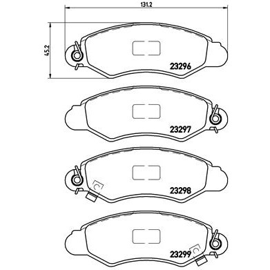 Слика на Плочки BREMBO P 78 012