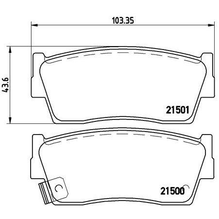 Слика на Плочки BREMBO P 79 006