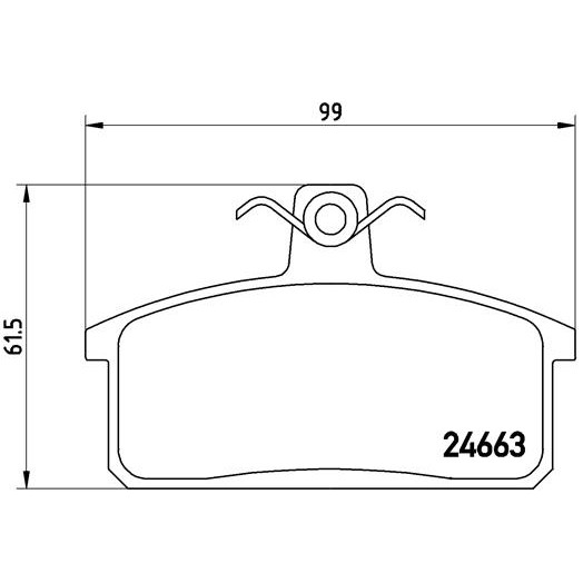 Слика на Плочки BREMBO P 79 007