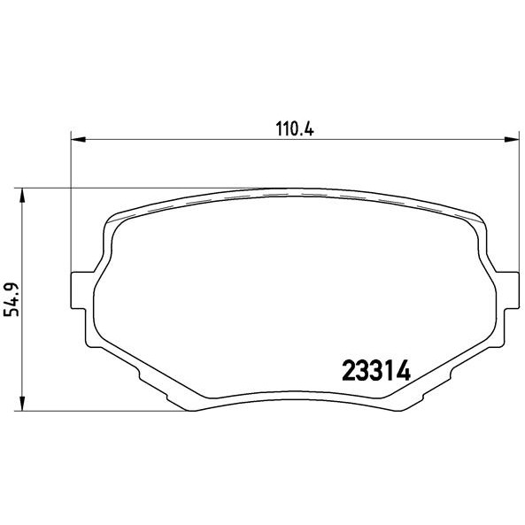 Слика на плочки BREMBO P 79 009 за Suzuki Vitara Cabrio (ET,TA) 2.0 16V - 132 коњи бензин