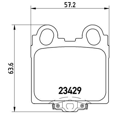 Слика на Плочки BREMBO P 83 045 за Lexus GS Saloon (JZS160) 300 - 219 коњи бензин