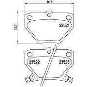 Слика 1 на плочки BREMBO P 83 052