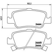 Слика 1 на плочки BREMBO P 83 080