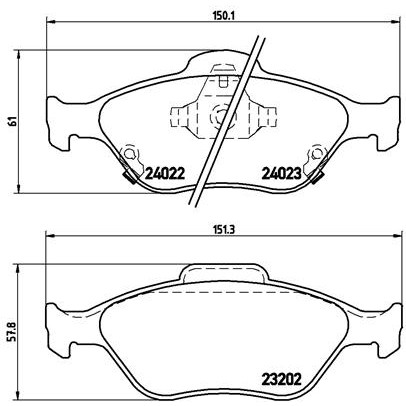 Слика на Плочки BREMBO P 83 085