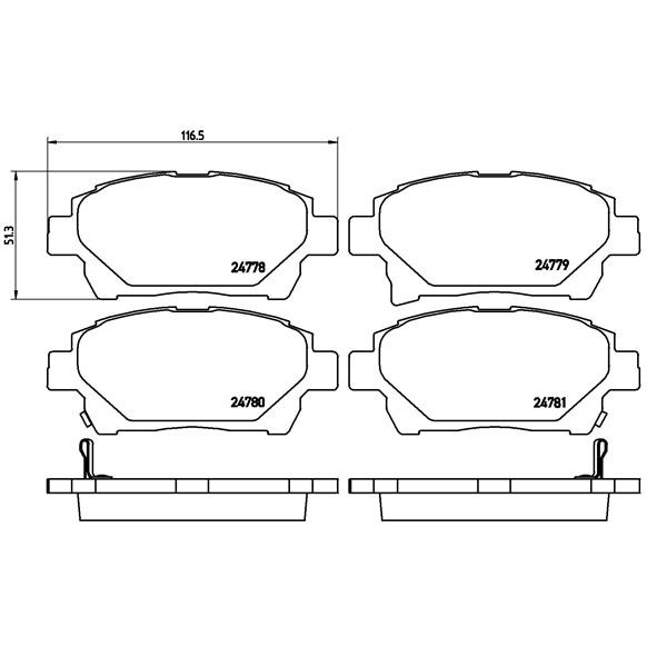 Слика на Плочки BREMBO P 83 097