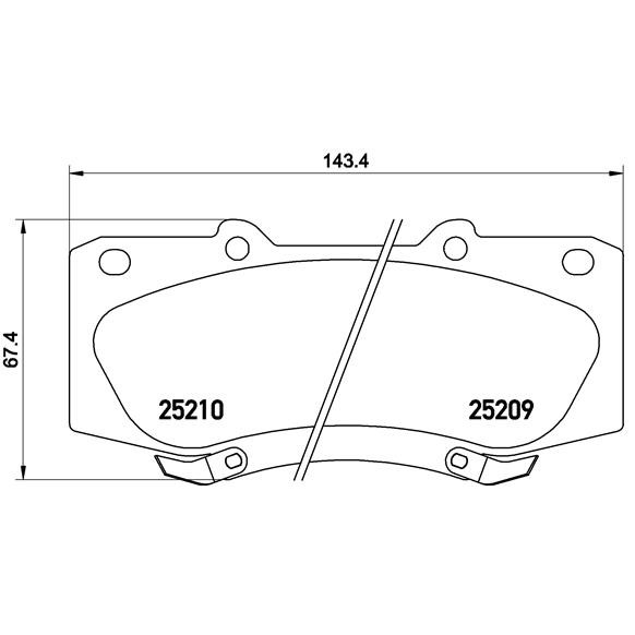 Слика на Плочки BREMBO P 83 140