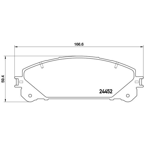 Слика на плочки BREMBO P 83 145 за Lexus RX (L2) 200t (AGL20_) - 238 коњи бензин