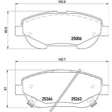 Слика на Плочки BREMBO P 83 148