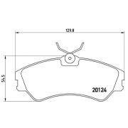 Слика 1 на плочки BREMBO P 85 028