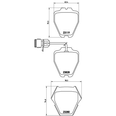 Слика на Плочки BREMBO P 85 054