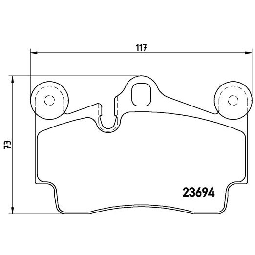 Слика на плочки BREMBO P 85 070 за Audi Q7 (4L) 3.0 TDI - 284 коњи дизел