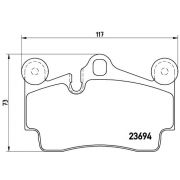 Слика 1 на плочки BREMBO P 85 070