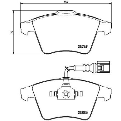 Слика на Плочки BREMBO P 85 090