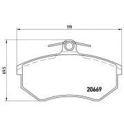 Слика 1 на плочки BREMBO P 85 092