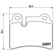 Слика 1 $на Плочки BREMBO P 85 111